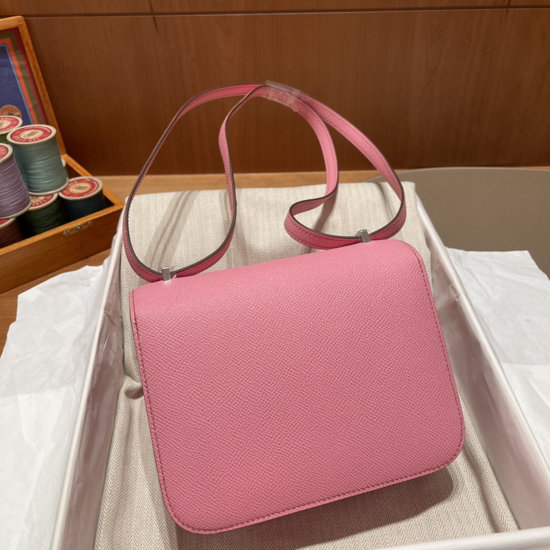 에르메스 콘스탄스18 사쿠라핑크 은장 앱송